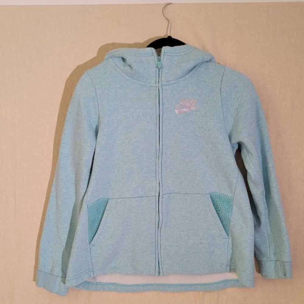 Nike Teal Zip Up Hoodie